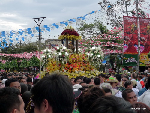 The Santo Nino at the end of the Procession