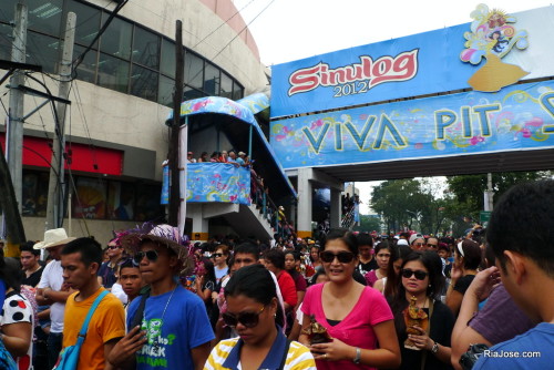 The Sinulog Crowd of Santo Nino Devotees