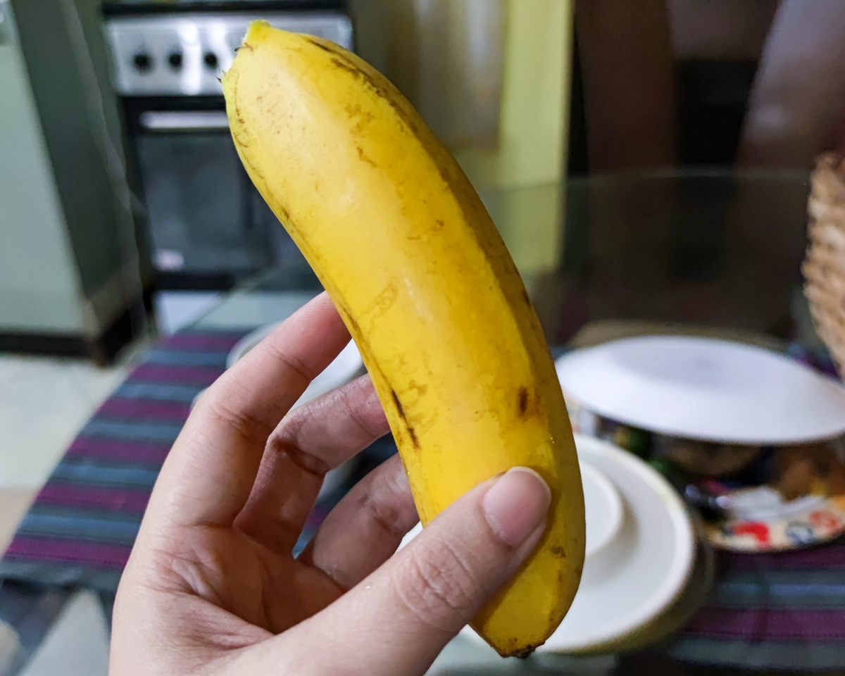 Morning Routine: Banana before workout