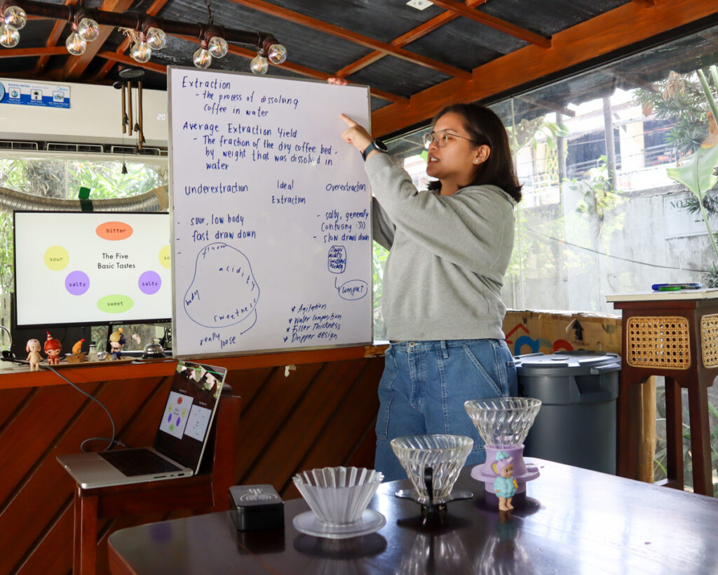 Coffee Brewing by Kim Fabular at Glasshouse Coffee