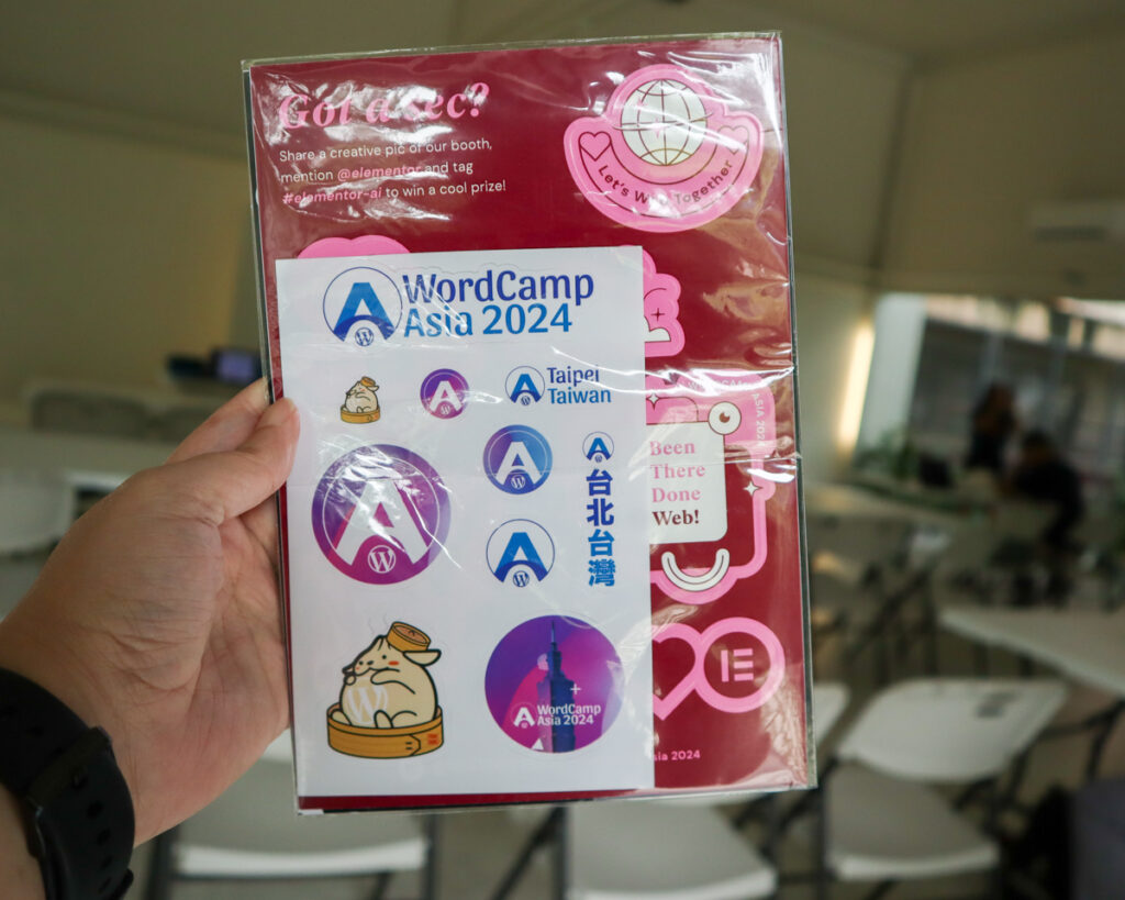 Freebies from the WP Davao Meetup